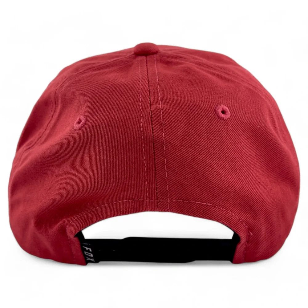 Fox‎ Racing Calibrated X Patch Retro Logo Red Snapback Adjustable Hat Cap